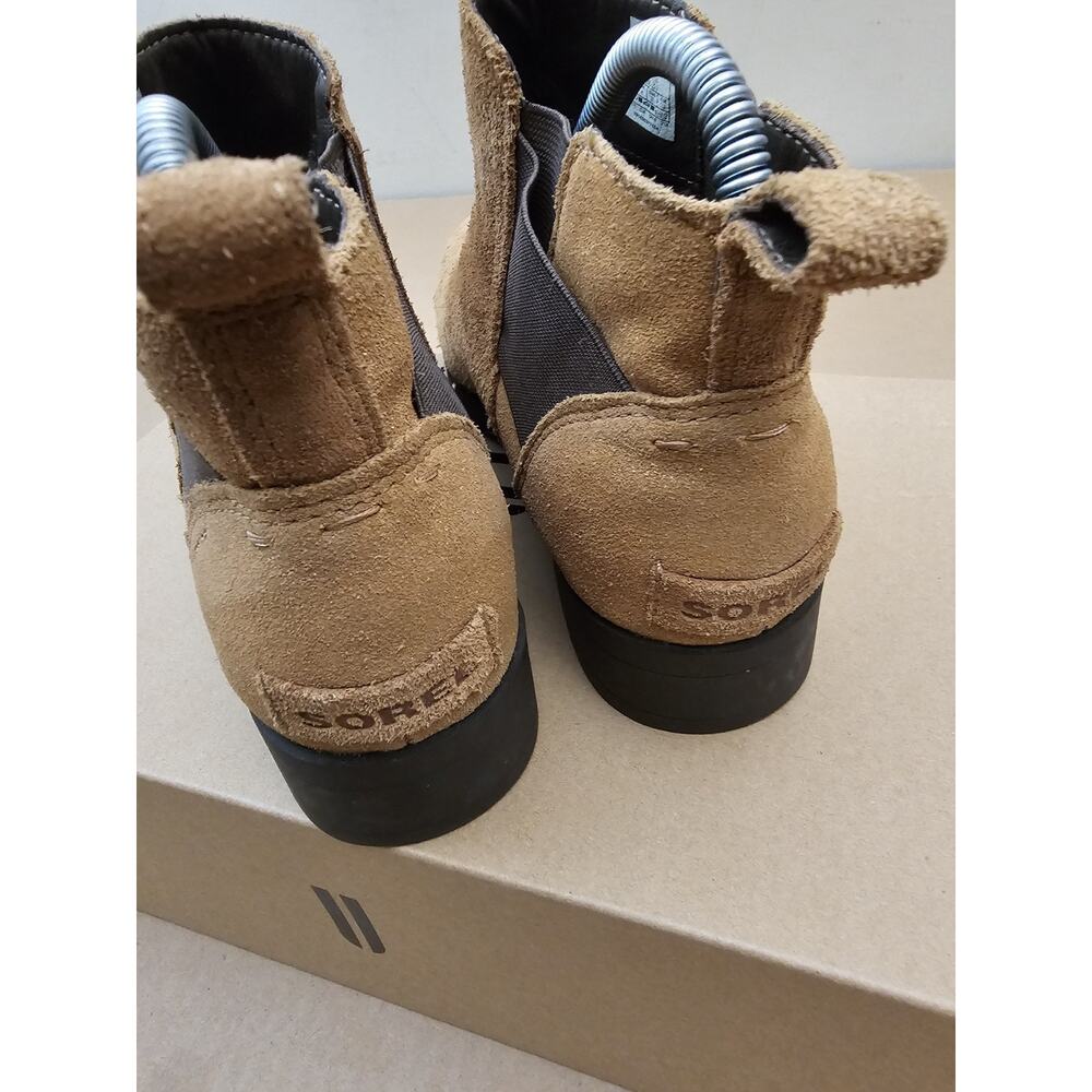 Sorel Emelie Chelsea Major Tan Women's Ankle Boots Size 5 - Picture 6 of 12